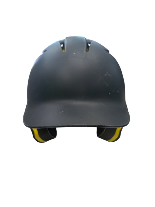 Vist Large View of Product Image Which is Used Under Armour BLACK HELMET Batting Helmet No Mask Black MD