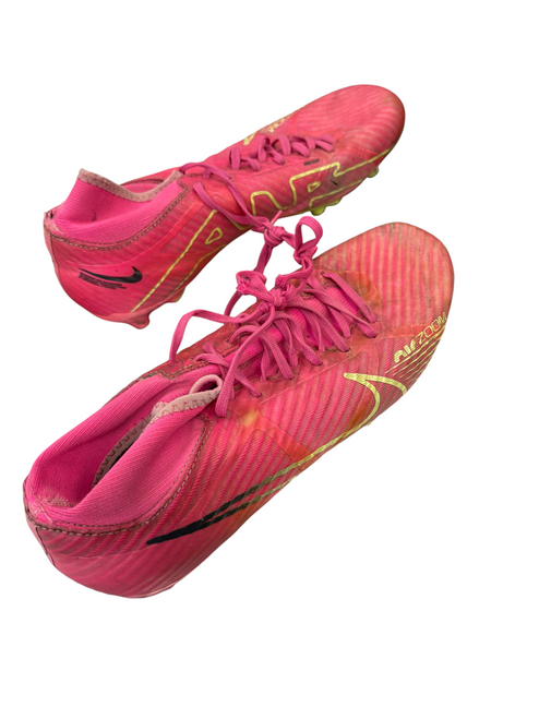 Vist Large View of Product Image Which is Used Nike Soccer Cleats Pink Senior 6