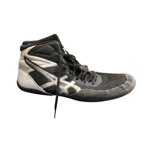 Vist Large View of Product Image Which is Used Asics Wrestling Shoes Black Senior 11.5