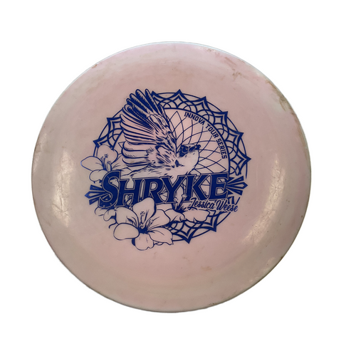 Vist Large View of Product Image Which is Used Innova SHRYKE DRIVER Disc Golf Driver Pink