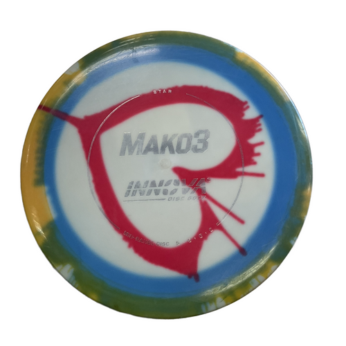 Vist Large View of Product Image Which is Used Innova MAKO3 MID RANGE Disc Golf Mid Range White