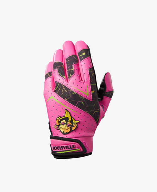Vist Large View of Product Image Which is New Louisville Slugger Party Animals Youth SM Batting Gloves