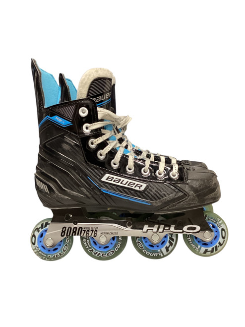 Vist Large View of Product Image Which is Used Bauer RSX Senior Rec Fitness Skates Black Senior 8