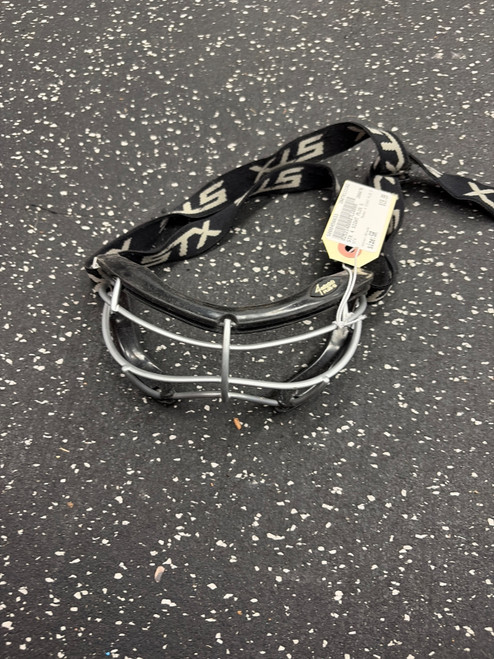 Vist Large View of Product Image Which is Used STX 4 SIGHT PLUS S Lacrosse Facial Protect Black Senior