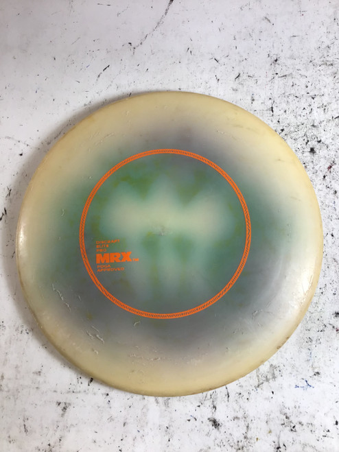 Vist Large View of Product Image Which is Used Discraft ELITE PRO MRX Disc Golf Mid Range Tan 170g