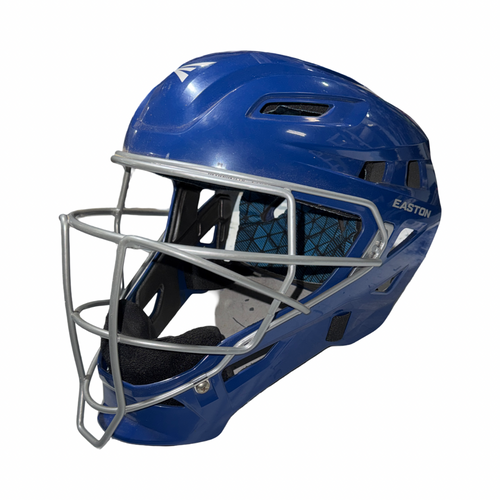 Vist Large View of Product Image Which is Used Easton GAMETIME Catchers Helmet w/Mask Royal Blue LG