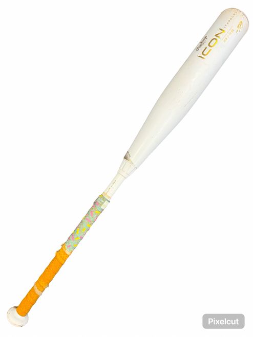Vist Large View of Product Image Which is Used Rawlings ICON CARBON BB/SB USSSA 2 3/4 Bat 30"