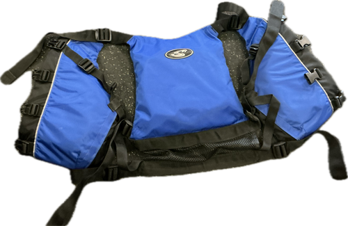 Vist Large View of Product Image Which is Used Stearns Adult PFD Black And Royal Blue MD