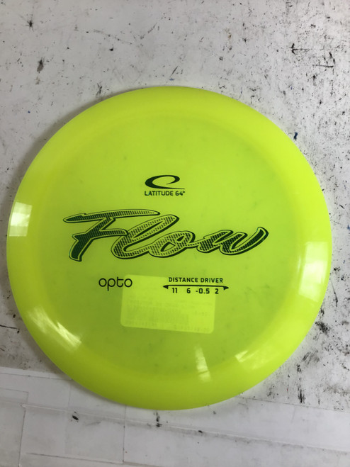 Vist Large View of Product Image Which is Used Latitude 64 OPTO FLOW Disc Golf Driver Yellow
