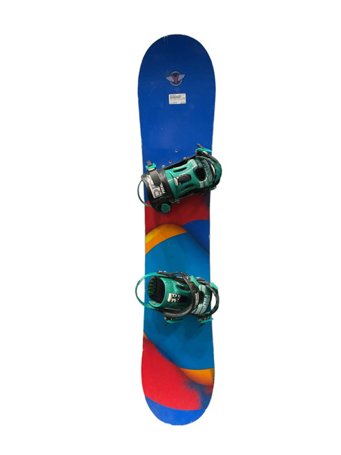 Vist Large View of Product Image Which is Used Ride FLYING-V CUSTOM 135CM Boys Board/Binding Royal Blue 135 cm