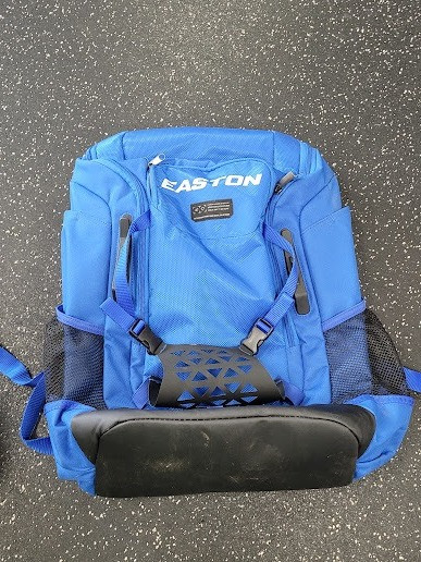 Vist Large View of Product Image Which is Used Easton WALK OFF ELITE BB/SB Player Backpack Royal Blue