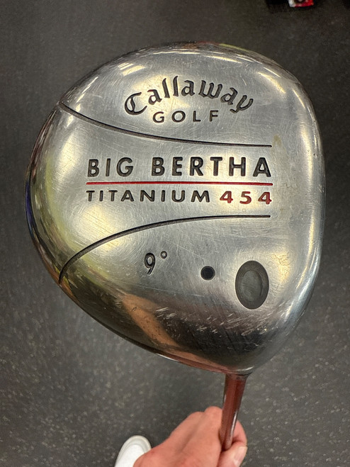 Vist Large View of Product Image Which is Used Callaway BIG BERTHA TITANIUM 454 Mens Driver RH 9.0 Degree