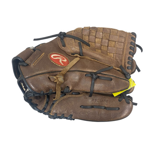 Vist Large View of Product Image Which is Used Rawlings THE MARK OF A PRO RBG36DB BB/SB Glove RH Throw Brown 12 1/2"