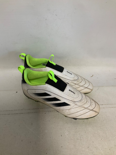 Vist Large View of Product Image Which is Used Adidas Soccer Cleats White Senior 6