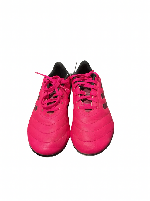 Vist Large View of Product Image Which is Used Adidas Soccer Cleats Pink Senior 5