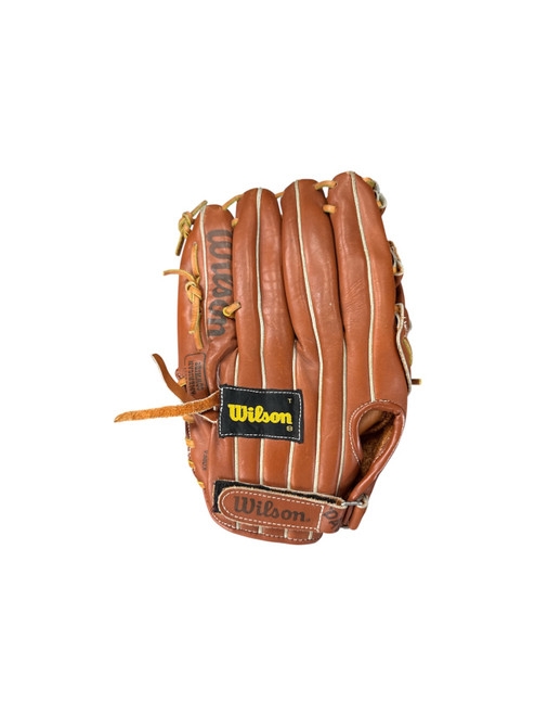Vist Large View of Product Image Which is Used Wilson A2120 BB/SB Glove RH Throw Brown 13 1/2"