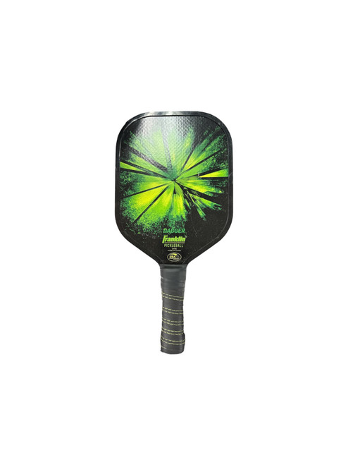 Vist Large View of Product Image Which is Used Franklin DAGGER Pickleball Racquet Green