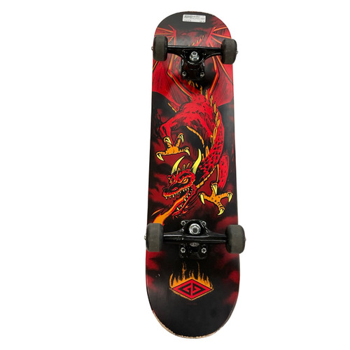 Vist Large View of Product Image Which is Used POWELL GOLDEN DRAGON Complete Skateboard Black 8"