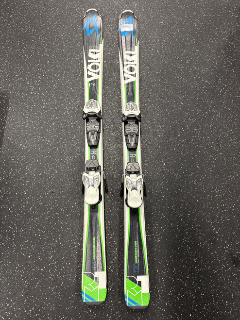 Vist Large View of Product Image Which is Used Volkl RTM JR Boys DH Ski/Binding Black 120 cm