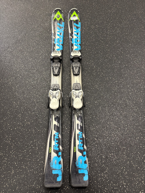 Vist Large View of Product Image Which is Used Volkl RTM JR Boys DH Ski/Binding Black 130 cm