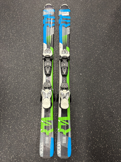 Vist Large View of Product Image Which is Used Volkl RTM JR Boys DH Ski/Binding Black 110 cm