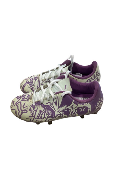 Vist Large View of Product Image Which is Used Puma Soccer Cleats Purple Junior 01
