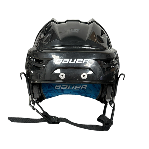 Vist Large View of Product Image Which is Used Bauer REAKT 65 Hockey Helmet Black Large
