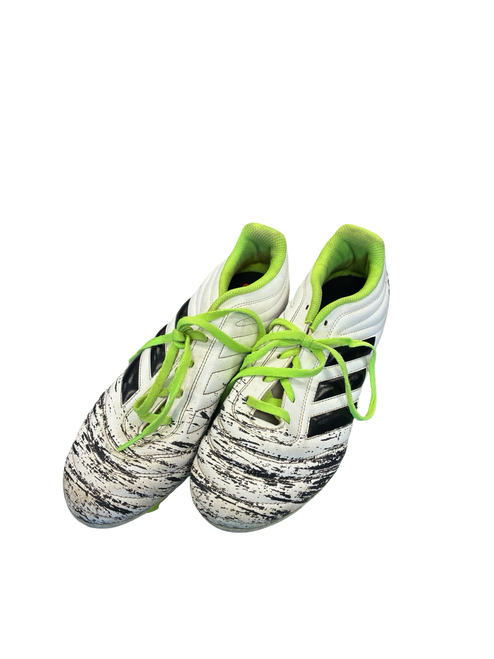Vist Large View of Product Image Which is Used Adidas Soccer Cleats White Senior 7