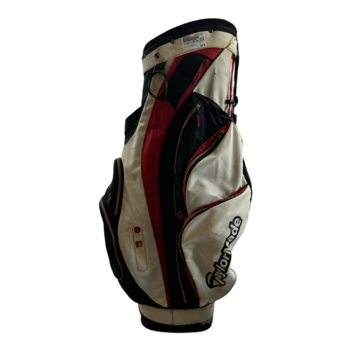 Vist Large View of Product Image Which is Used Taylormade CART BAG BLK/RED/WHITE 