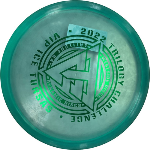 Vist Large View of Product Image Which is Used Westside VIP ICE TURSAS Disc Golf Mid Range Royal Blue 174g
