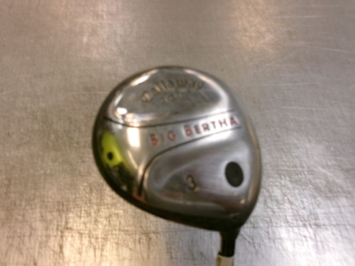 Vist Large View of Product Image Which is Used Callaway BIG BERTHA Mens Fairway Wood RH 3 Wood