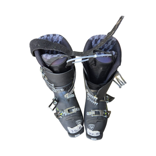 Vist Large View of Product Image Which is Used Rossignol HI SPEED PRO 100MV SKI BOOTS 25.5 Mens DH Ski Boot Black 255 MP - M07.5 - W08.5