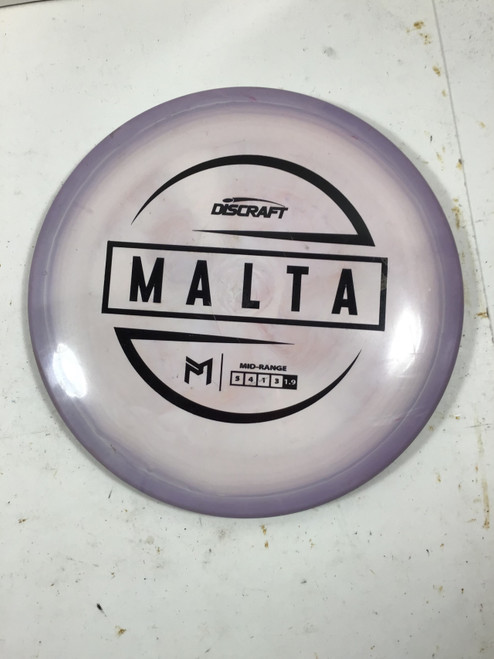 Vist Large View of Product Image Which is Used Discraft ESP MALTA Disc Golf Mid Range Purple 172g