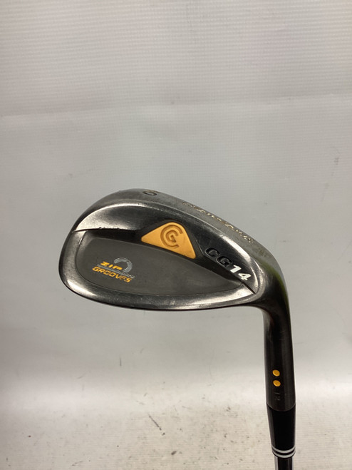 Vist Large View of Product Image Which is Used Cleveland CG14 ZIP GROOVES Golf Wedge Mens RH 60 Degree