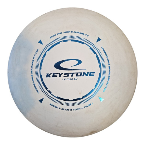 Vist Large View of Product Image Which is Used Latitude 64 KEYSTONE Disc Golf Putter White 175g