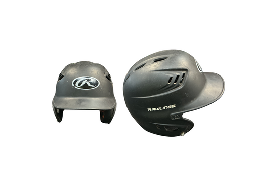 Vist Large View of Product Image Which is Used Rawlings R16J-R1 Batting Helmet No Mask Black SM