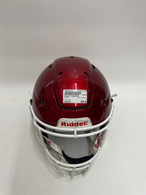 Vist Large View of Product Image Which is Used Riddell SPEEDFLEX FB Helmet Red LG