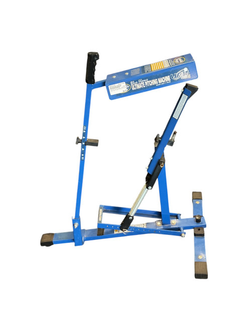 Vist Large View of Product Image Which is Used Louisville Slugger BLUE FLAME ULTIMATE PITCHING MACHINE BB/SB Pitching Machine