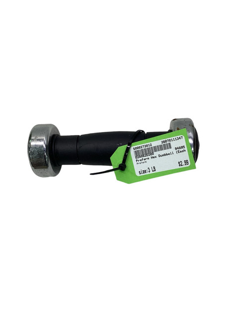 Vist Large View of Product Image Which is Used Proform Hex Dumbbell (Each) 3 lb