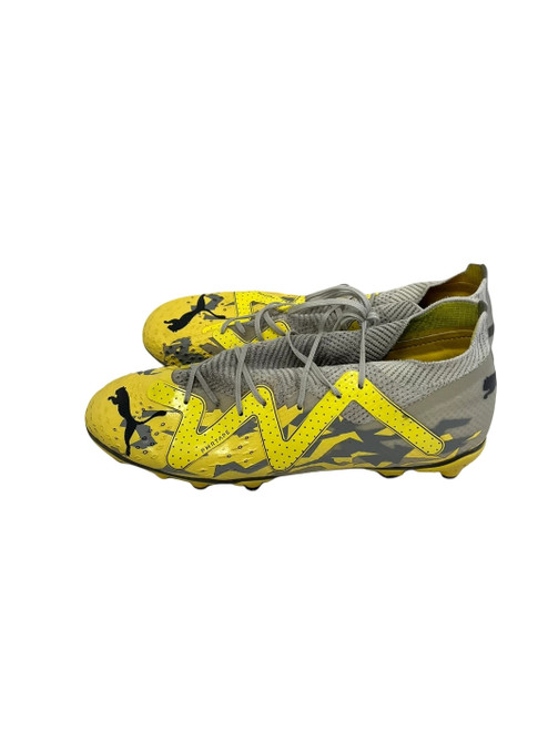 Vist Large View of Product Image Which is Used Puma Future Pro Jr 6 Soccer Cleats Yellow  