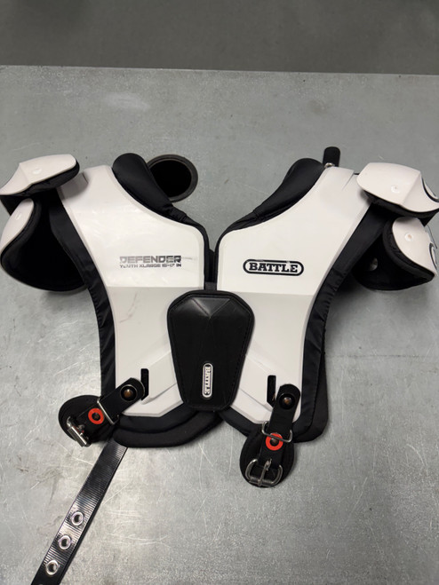 Vist Large View of Product Image Which is Used Battle Sports DEFENDER FB Shoulder Pads None XL