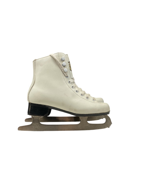 Vist Large View of Product Image Which is Used Infinity FIGURE SZ 1 Girls Figure Skate White Junior 01