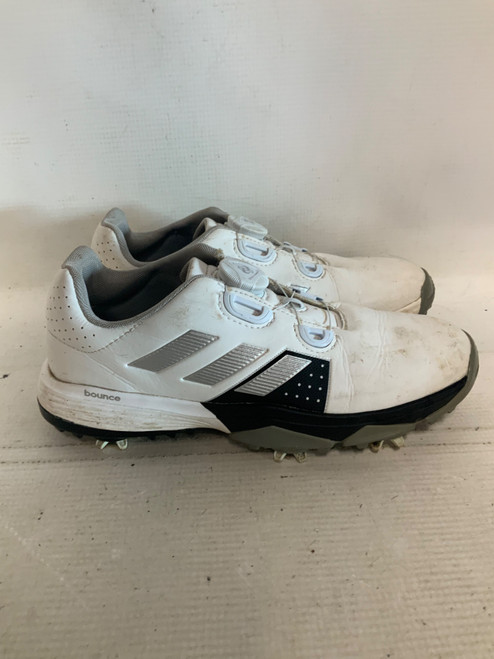 Vist Large View of Product Image Which is Used Adidas BOA Jr Golf Shoes White Junior 04