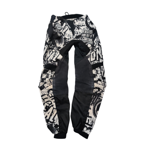 Vist Large View of Product Image Which is Used Oneal Youth Motocross Bottom Black Small