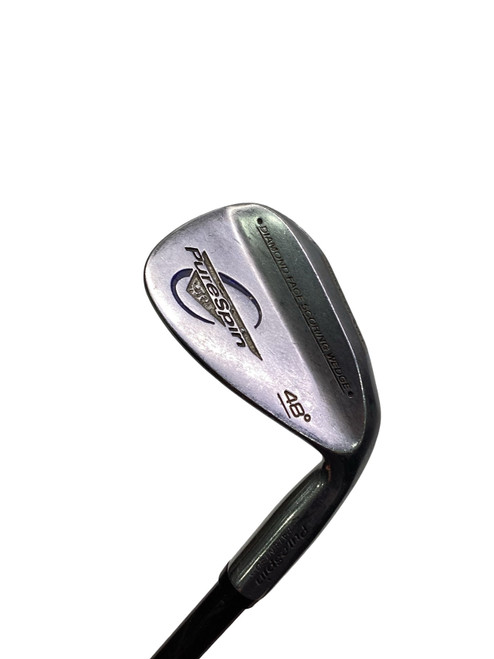 Vist Large View of Product Image Which is Used PureSpin DIAMOND FACE SCORING WEDGE 48 DEG GAP Golf Wedge Mens RH 48 Degree