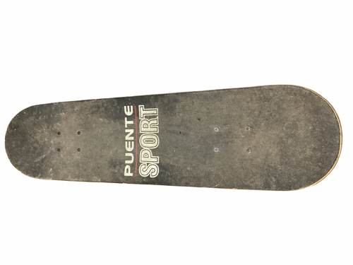 Vist Large View of Product Image Which is Used PUENTE SPORT Complete Skateboard Grey 8 1/2"