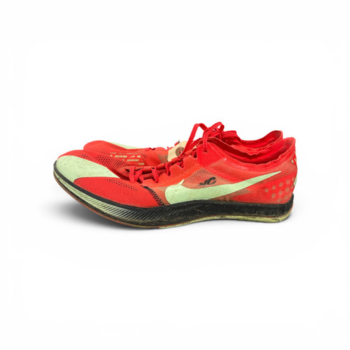 Vist Large View of Product Image Which is Used Nike Track & Field Cleats Adult Orange Senior 10.5
