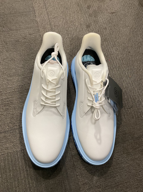 Vist Large View of Product Image Which is Used GALLIVAN 2R Mens Golf Shoes Carolina Blue And White Senior 9.5