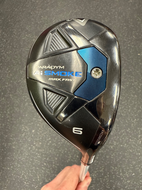 Vist Large View of Product Image Which is Used Callaway PARADYM AI SMOKE MAX FAST Womens Hybrid Club RH 6 Hybrid