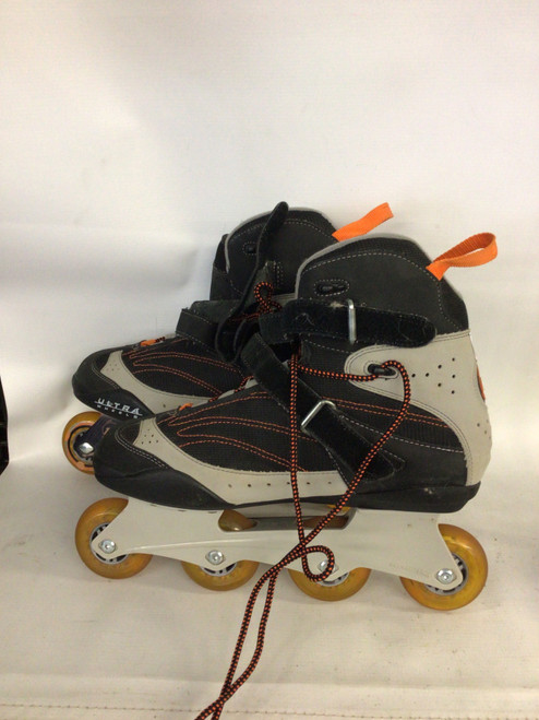 Vist Large View of Product Image Which is Used Ultra Wheels ULTRA WHEEL ROLLER BLADES Racing Inline Skates Black Senior 14